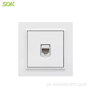 kualitas dhuwur Tel Socket Outlet CAT3 karo Hanger